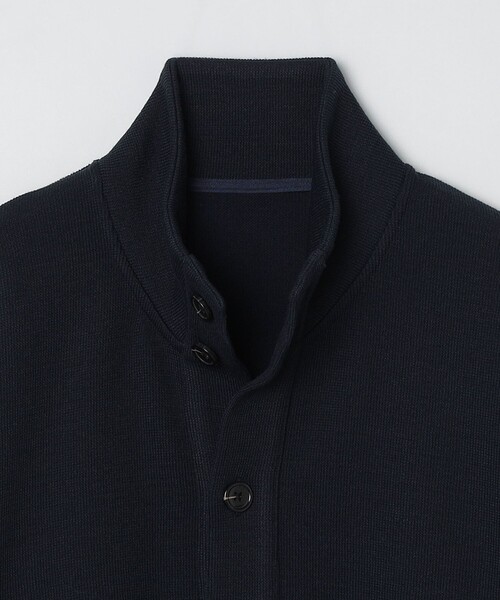 SHIPS（シップス）の「SHIPS:〈手洗い可能〉TEXBRID(R) ミラノリブ スタンドカラー カーディガン（カーディガン/ボレロ・メンズ・ネイビー/ダークオリーブ/ダークグレー・SMALL/MEDIUM/LARGE/X-LARGE）」の16枚目の写真