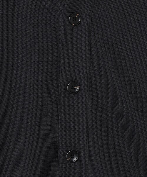 SHIPS（シップス）の「SHIPS:〈手洗い可能〉TEXBRID(R) ミラノリブ スタンドカラー カーディガン（カーディガン/ボレロ・メンズ・ネイビー/ダークオリーブ/ダークグレー・SMALL/MEDIUM/LARGE/X-LARGE）」の21枚目の写真