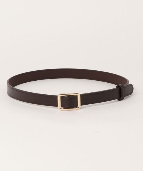 Burner（バーナー）の「【OKUOKU　0909】   スクエアバックル　　細ベルト　/     oku-belt-111-3（ベルト・レディース・その他1/その他2/その他6/その他4/その他3/その他5/ゴールド系その他/シルバー系その他/その他10/その他9/その他8/その他7/ブラック系その他/ブラック系その他2/ダークブラウン系/ダークブラウン系2・FREE）」の18枚目の写真