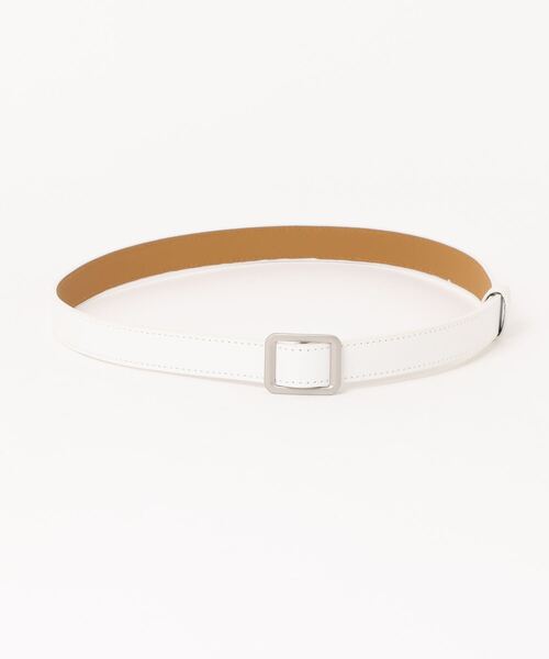 Burner（バーナー）の「【OKUOKU　0909】   スクエアバックル　　細ベルト　/     oku-belt-111-3（ベルト・レディース・その他1/その他2/その他6/その他4/その他3/その他5/ゴールド系その他/シルバー系その他/その他10/その他9/その他8/その他7/ブラック系その他/ブラック系その他2/ダークブラウン系/ダークブラウン系2・FREE）」の20枚目の写真