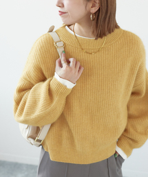 B.C STOCK | FUR畔ワイドプルオーバー(ニット/セーター)