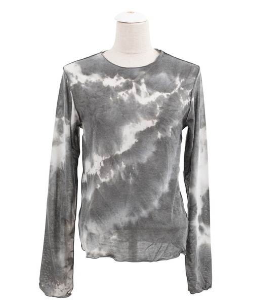 PUNYUS（プニュズ）の「タイダイメロウトップス（Tシャツ/カットソー・レディース・ブラック/カーキ/ブラウン・1/3/2/4）」の17枚目の写真