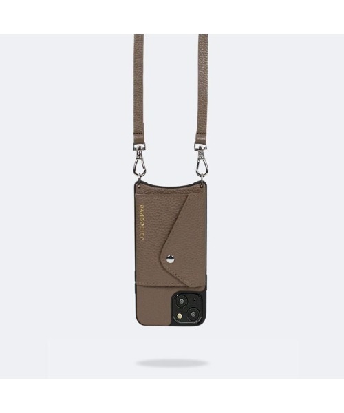 BANDOLIER(バンドリヤー)の「【BANDOLIER】DONNA SIDE SLOT DARK TAUPE/iPhone 12 /12Pro / iPhone 13 / iPhone 13 Pro 対応ケース(スマホケース/カバー・レディース・ベージュ系その他7/ベージュ系8・FREE)」の2枚目の写真