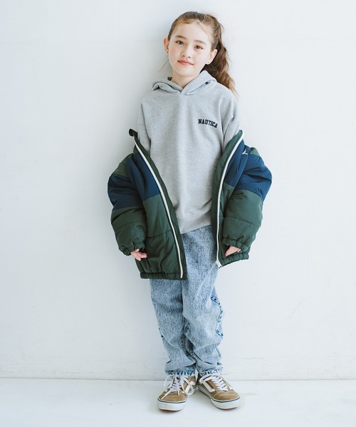 NAUTICA（ノーティカ）の「【NAUTICA/ノーティカ】BACKフロッキーロゴスウェットパーカー（パーカー・キッズ・ブルー/ブラック/パープル/杢グレー・130/140/120/150）」の17枚目の写真
