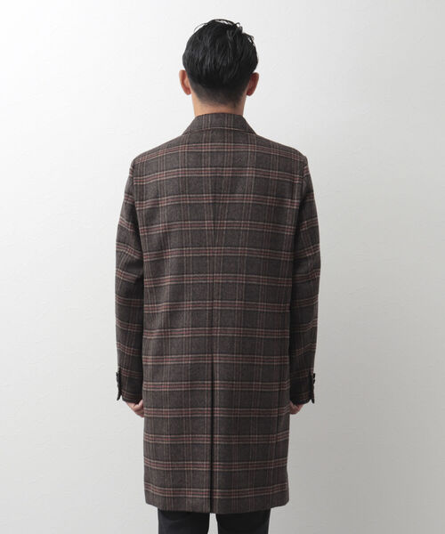 Stutostein Nolley's（シュテットシュタインノーリーズ）の「ビーバーチェスターコート（軽量・上質・オンオフ兼用）（チェスターコート・メンズ・ネイビー/ブラウン・M/L/XL）」の21枚目の写真