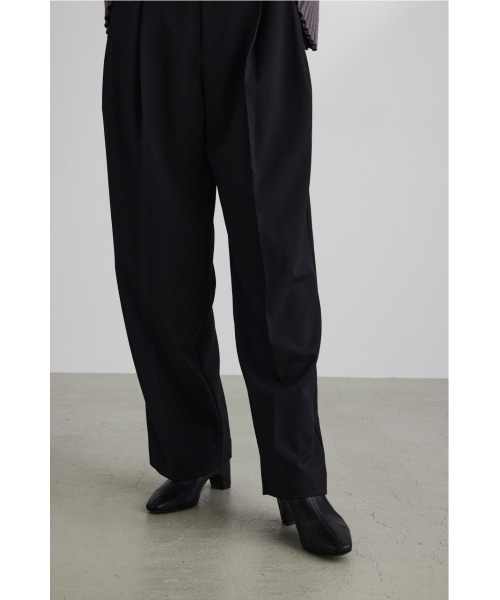 STYLEMIXER(スタイルミキサー)の「ベーシックツータックパンツ_LONG(スラックス・レディース・グレー/イエロー系その他/ブラック/アイボリー・MEDIUM/SMALL)」の16枚目の写真