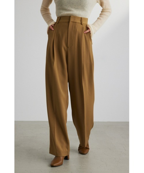 STYLEMIXER(スタイルミキサー)の「ベーシックツータックパンツ_LONG(スラックス・レディース・グレー/イエロー系その他/ブラック/アイボリー・MEDIUM/SMALL)」の21枚目の写真