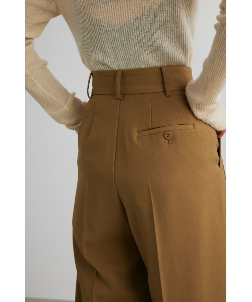 STYLEMIXER(スタイルミキサー)の「ベーシックツータックパンツ_LONG(スラックス・レディース・グレー/イエロー系その他/ブラック/アイボリー・MEDIUM/SMALL)」の18枚目の写真