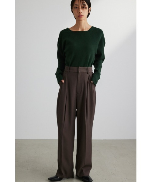 STYLEMIXER(スタイルミキサー)の「ベーシックツータックパンツ_LONG(スラックス・レディース・グレー/イエロー系その他/ブラック/アイボリー・MEDIUM/SMALL)」の20枚目の写真