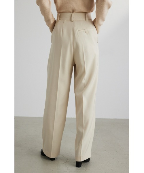 STYLEMIXER(スタイルミキサー)の「ベーシックツータックパンツ_LONG(スラックス・レディース・グレー/イエロー系その他/ブラック/アイボリー・MEDIUM/SMALL)」の8枚目の写真