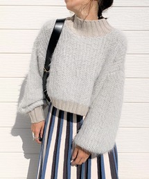 Q | シャギーボリュームニット(ニット/セーター)