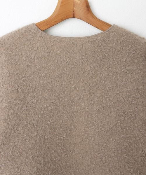 andme（アンドミー）の「2wayリバーシブルノーカラーコート（ノーカラーコート・レディース・グレイッシュベージュ/モカ/カーキ・S/M）」の22枚目の写真