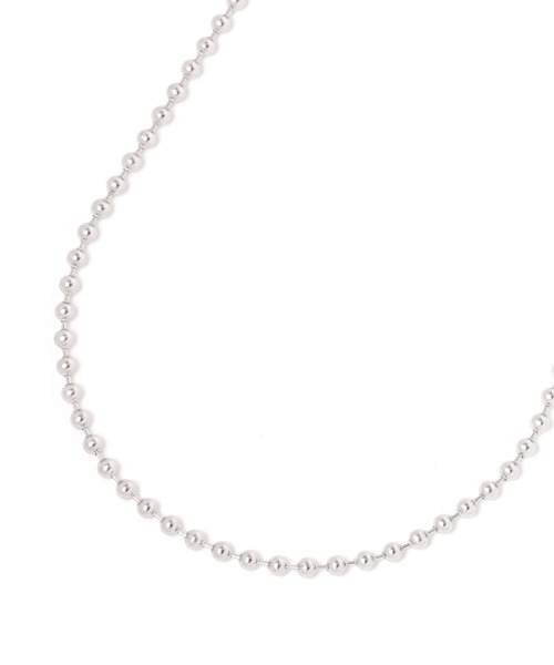 GLOBAL WORK（グローバルワーク）の「UNISEXステンレスボールネックレス/169306（ネックレス・レディース・シルバー/ゴールド・FREE）」の5枚目の写真