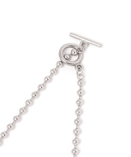 GLOBAL WORK（グローバルワーク）の「UNISEXステンレスボールネックレス/169306（ネックレス・レディース・シルバー/ゴールド・FREE）」の6枚目の写真