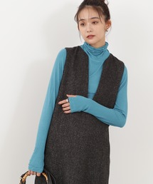 N.（N. Natural Beauty Basic）（エヌエヌナチュラルビューティーベーシック）の「◆フィンガーホールリブインナー（Tシャツ/カットソー）」