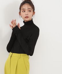 N.(N. Natural Beauty Basic) | ◆フィンガーホールリブインナー(Tシャツ/カットソー)