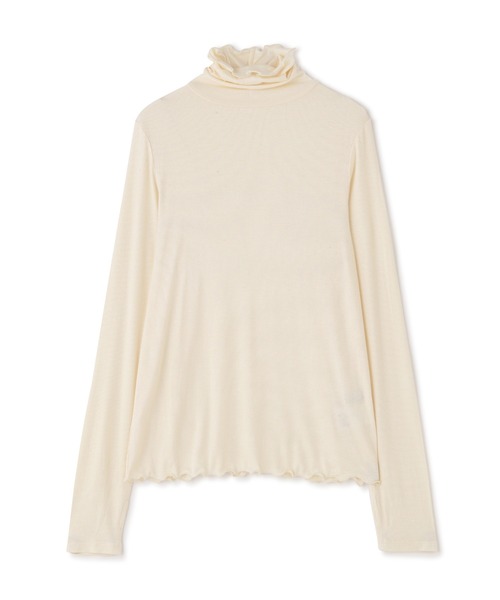 N.（N. Natural Beauty Basic）（エヌエヌナチュラルビューティーベーシック）の「◆フィンガーホールリブインナー（Tシャツ/カットソー・レディース・オフホワイト/ブラック/ブルー/レッド・MEDIUM）」の19枚目の写真