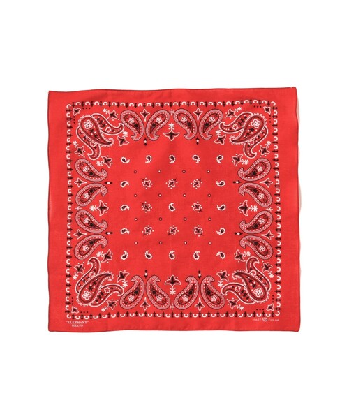 BEAMS（ビームス）の「ELEPHANT BRAND / バンダナ（バンダナ/スカーフ・メンズ・ベージュ/レッド/カーキ/ネイビー/ブラック・ONE SIZE）」の5枚目の写真