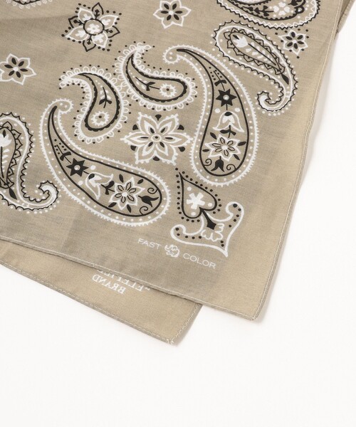 BEAMS（ビームス）の「ELEPHANT BRAND / バンダナ（バンダナ/スカーフ・メンズ・ベージュ/レッド/カーキ/ネイビー/ブラック・ONE SIZE）」の7枚目の写真