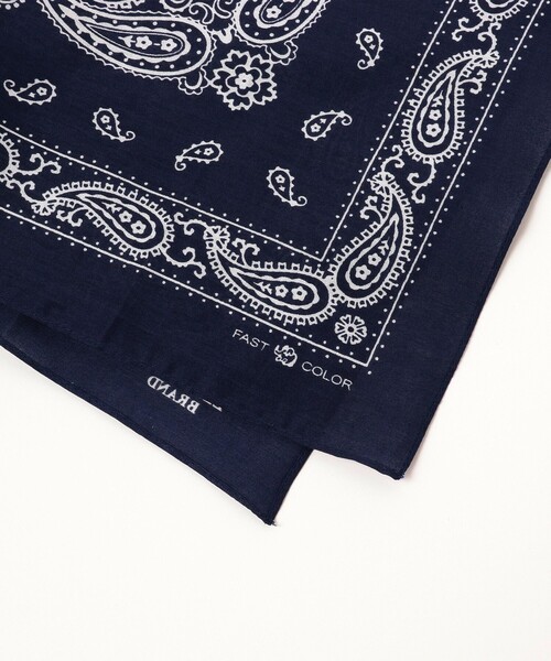 BEAMS（ビームス）の「ELEPHANT BRAND / バンダナ（バンダナ/スカーフ・メンズ・ベージュ/レッド/カーキ/ネイビー/ブラック・ONE SIZE）」の9枚目の写真