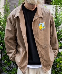 （What it isNt）ART BY MARKGONZALES（ワットイットイズント）の「(What it isNt) ART BY MARK GONZALES / ナイロン ワッシャー加工 エンジェルロゴ コーチジャケット（ナイロンジャケット）」