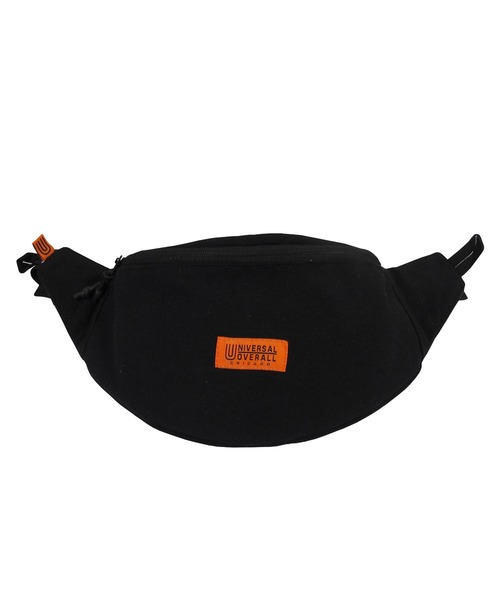 UNIVERSAL OVERALL（ユニバーサルオーバーオール）の「ユニバーサルオーバーオール スーベニアコットンウエストバッグ（トートバッグ・メンズ・ブラック/ホワイト・F）」の9枚目の写真