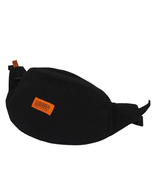 UNIVERSAL OVERALL（ユニバーサルオーバーオール）の「ユニバーサルオーバーオール スーベニアコットンウエストバッグ（トートバッグ・メンズ・ブラック/ホワイト・F）」の4枚目の写真