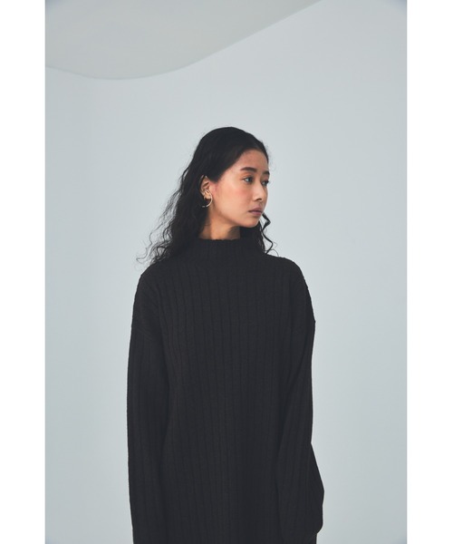 THEATRE PRODUCTS（シアタープロダクツ）の「ワイドリブボトルネックプルオーバー（ニット/セーター・レディース・アイボリー/ベージュ/ブラウン・FREE）」の13枚目の写真