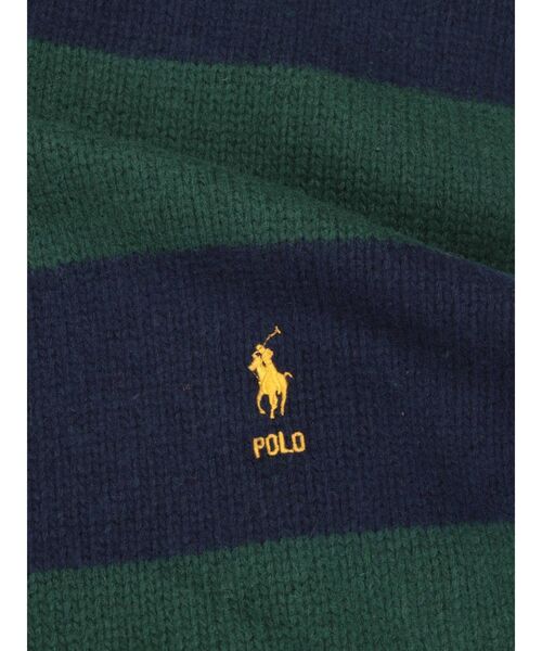 Ungrid（アングリッド）の「RALPH LAUREN RUGBY STRIP（ストール/ショール・レディース・グレー/グリーン・FREE）」の6枚目の写真