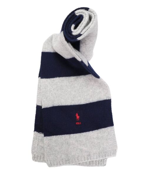 Ungrid（アングリッド）の「RALPH LAUREN RUGBY STRIP（ストール/ショール・レディース・グレー/グリーン・FREE）」の7枚目の写真