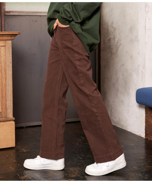 ANAP(アナップ)の「ストレッチカラーストレートパンツ(その他パンツ・レディース・ブラック/ブラウン・S/M)」の3枚目の写真