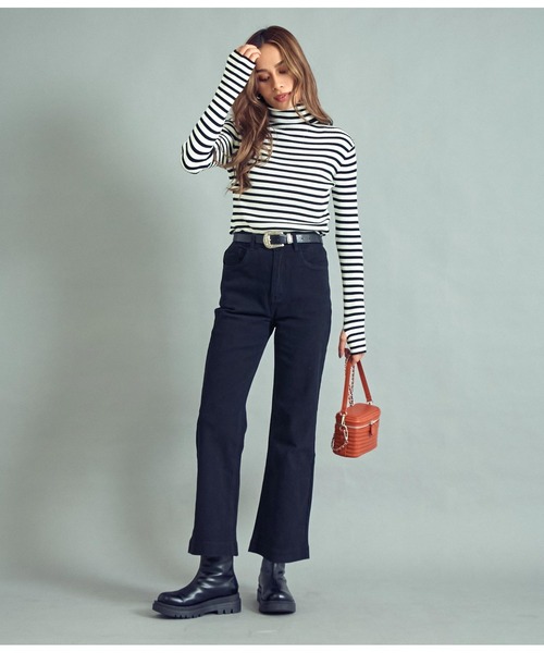 ANAP(アナップ)の「ストレッチカラーストレートパンツ(その他パンツ・レディース・ブラック/ブラウン・S/M)」の9枚目の写真
