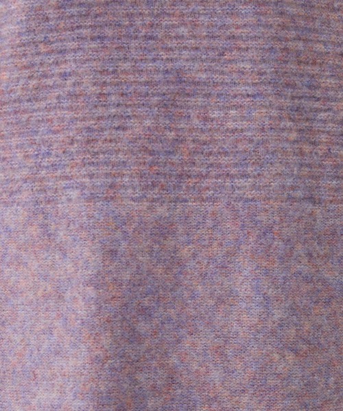 KATHARINE ROSS(キャサリンロス)の「【KATHARINE ROSS】ヤク混ニットチュニック(チュニック・レディース・チャコールグレー/ホワイト/ラベンダー・MEDIUM)」の9枚目の写真