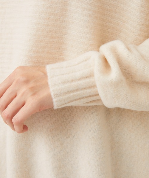 KATHARINE ROSS(キャサリンロス)の「【KATHARINE ROSS】ヤク混ニットチュニック(チュニック・レディース・チャコールグレー/ホワイト/ラベンダー・MEDIUM)」の21枚目の写真