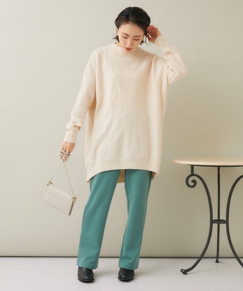 KATHARINE ROSS(キャサリンロス)の「【KATHARINE ROSS】ヤク混ニットチュニック(チュニック・レディース・チャコールグレー/ホワイト/ラベンダー・MEDIUM)」の16枚目の写真