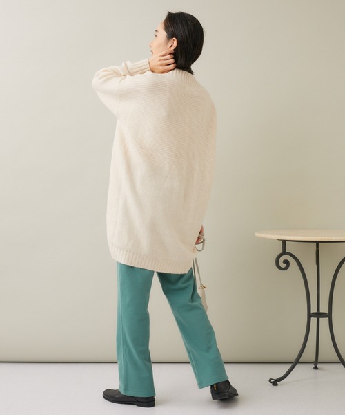 KATHARINE ROSS(キャサリンロス)の「【KATHARINE ROSS】ヤク混ニットチュニック(チュニック・レディース・チャコールグレー/ホワイト/ラベンダー・MEDIUM)」の17枚目の写真