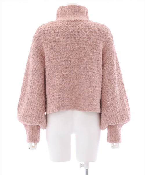 clear（クリア）の「はんぺんモールハイネックニットトップス（ニット/セーター・レディース・アイボリー/イエロー/ブルー/ピンク・F）」の8枚目の写真