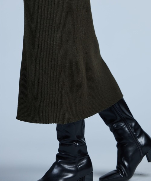 N.O.R.C(ノーク)の「リブニットワンピース(ワンピース・レディース・アイボリー/ブラウン/カーキ・M/S)」の20枚目の写真