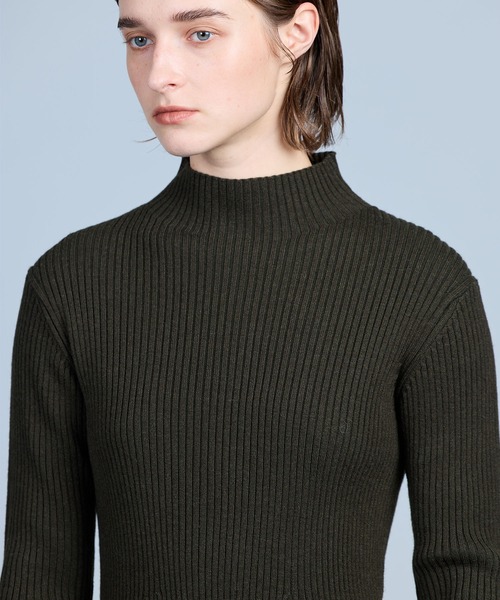 N.O.R.C(ノーク)の「リブニットワンピース(ワンピース・レディース・アイボリー/ブラウン/カーキ・M/S)」の19枚目の写真