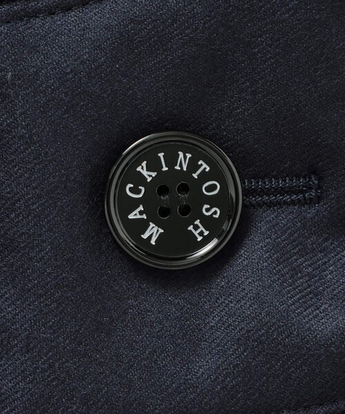 MACKINTOSH LONDON（マッキントッシュ ロンドン）の「ウールサキソニーフーデッドロングダウンアウター（ダウンジャケット/コート・メンズ・ネイビー/ダークブラウン・38/40/42）」の10枚目の写真