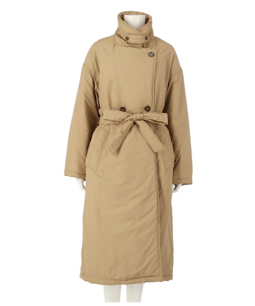 ANAP（アナップ）の「中綿アレンジカラーダブルコート（ダウンジャケット/コート・レディース・ベージュ/ライトグレー/ブラック・FREE）」の10枚目の写真