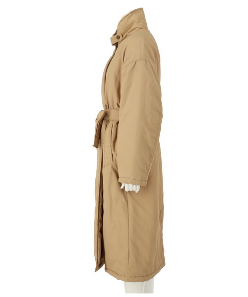 ANAP（アナップ）の「中綿アレンジカラーダブルコート（ダウンジャケット/コート・レディース・ベージュ/ライトグレー/ブラック・FREE）」の7枚目の写真