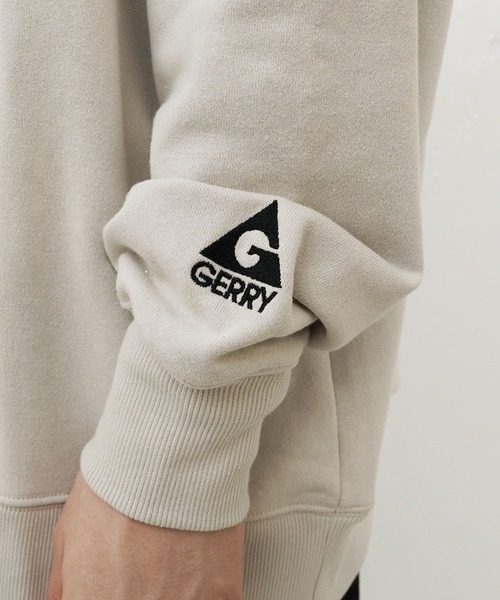 GERRY(ジェリー)の「GERRY / ジェリー 別注 コラボ オーバーサイズ カレッジ ロゴ プルオーバー パーカー(パーカー・メンズ・グリーン/ベージュ/グレー/ブラック・MEDIUM/LARGE)」の13枚目の写真