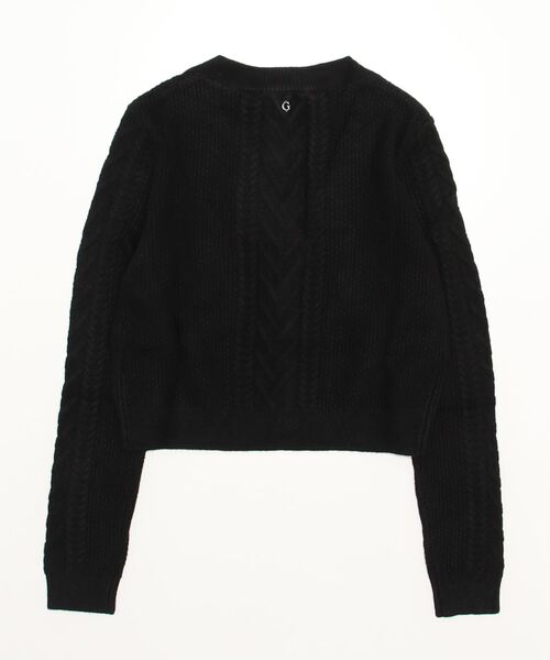 Guess（ゲス）の「Edith Cardigan（カーディガン/ボレロ・レディース・ブラック/クリーム・MEDIUM/X-SMALL/SMALL）」の8枚目の写真