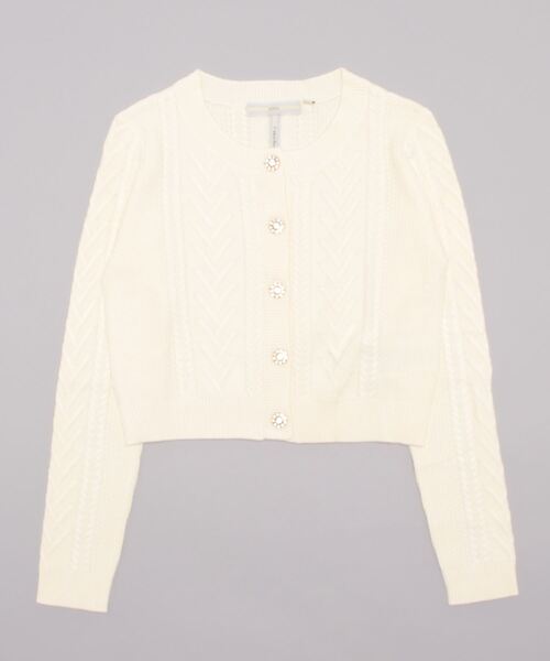 Guess（ゲス）の「Edith Cardigan（カーディガン/ボレロ・レディース・ブラック/クリーム・MEDIUM/X-SMALL/SMALL）」の3枚目の写真