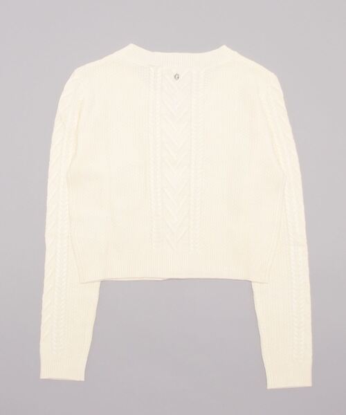 Guess（ゲス）の「Edith Cardigan（カーディガン/ボレロ・レディース・ブラック/クリーム・MEDIUM/X-SMALL/SMALL）」の4枚目の写真