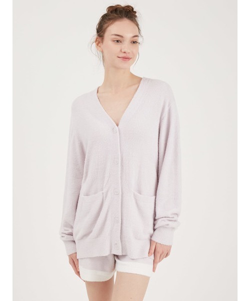 gelato pique（ジェラートピケ）の「スムーズィーカーディガン（ルームウェア/パジャマ・レディース・ブルー/ピンク/イエロー/オレンジ/ラベンダー・FREE）」の14枚目の写真