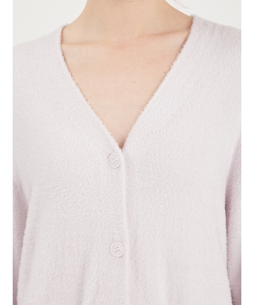 gelato pique（ジェラートピケ）の「スムーズィーカーディガン（ルームウェア/パジャマ・レディース・ブルー/ピンク/イエロー/オレンジ/ラベンダー・FREE）」の12枚目の写真