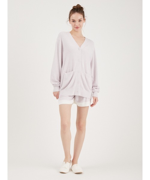 gelato pique（ジェラートピケ）の「スムーズィーカーディガン（ルームウェア/パジャマ・レディース・ブルー/ピンク/イエロー/オレンジ/ラベンダー・FREE）」の11枚目の写真