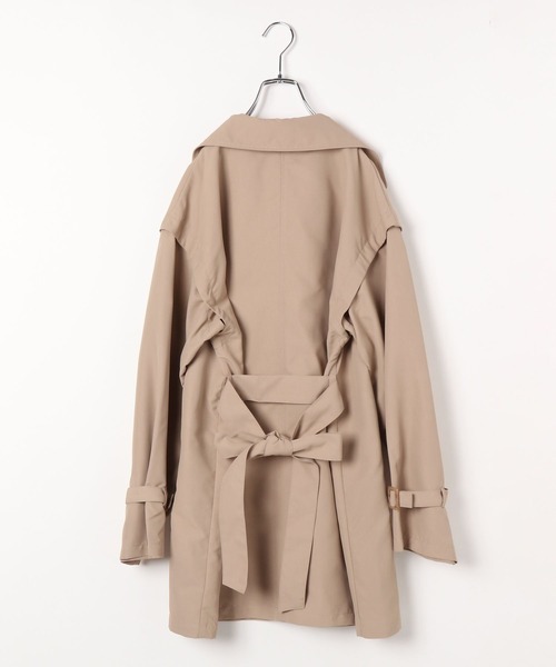 GLOBAL WORK（グローバルワーク）の「2WAY撥水トレンチ/162742（トレンチコート・キッズ・アイボリー/ベージュ・150cm/160cm）」の14枚目の写真